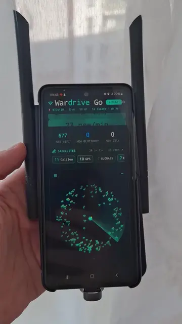 Late to the party? Neah, I'm just starting (: #wardriving #cyberdeck #hackers #s