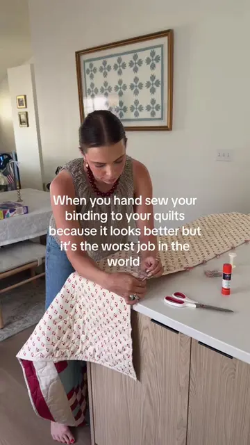 It’s awful ngl…but worth it!  #quilting #quilttok #sewinghumor #sewing #quiltbin