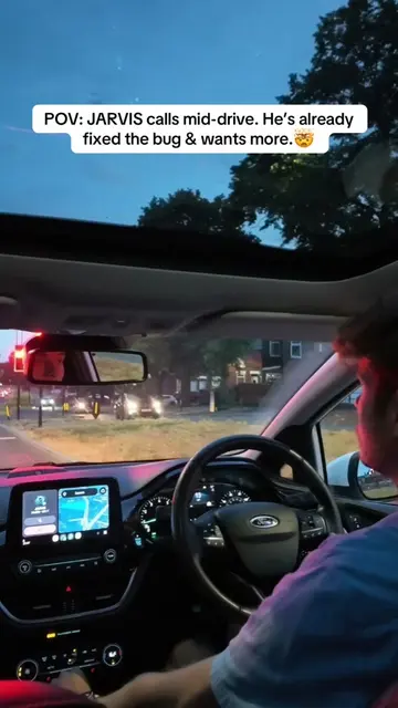 my AI rang me mid-drive. a tester hit a crash, so he’d traced, fixed it, tested 
