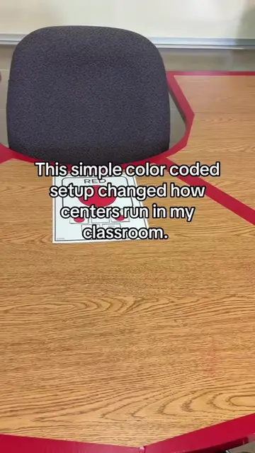 When your centers table is clearly labeled and color-coded, everything runs smoo