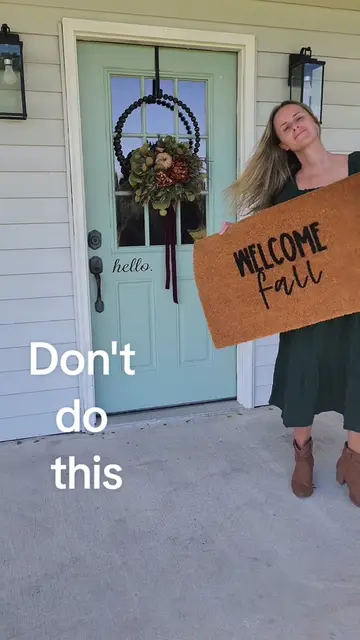 This is your sign to layer your porch rugs✨️ Triple layer rugs might be my favor