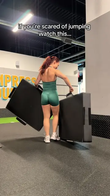promise you jumping doesn’t have to be scary!!! this was her first time EVER box