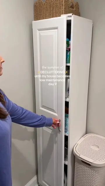 Decluttered more in our laundry room ✨🧺 #declutter #summerofdecluttering #declu