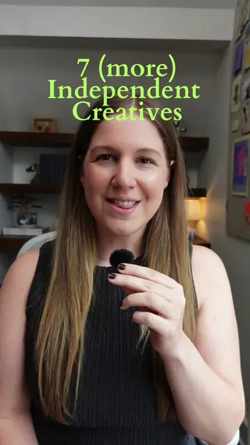 Here are some more independent creatives who are playing with scale in the most 