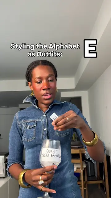 Styling the letter E as outfits - Outfit Scattergories part 6 #outfitideas #outf
