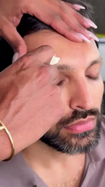 Eyebrow Transformation on my husband 😂 @Amit Shah #onthisday #eyebrowtutorial 