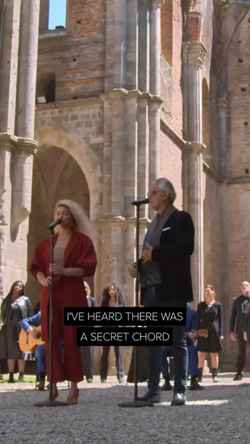 @andreabocelliofficial and @torikelly sing "Hallelujah"! Watch "The Journey: A M