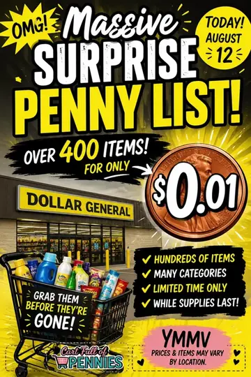 PART 1: Massive DG penny list. #pennyshopping #fyp #follow #savemoney #run 
