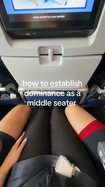 gotta let them know before take off, if anyone’s manspreading here it’s me #trav