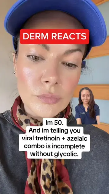 The elite combo!!! #tretinoin #azelaicacid #glycolicacid #dermatologist #skincar