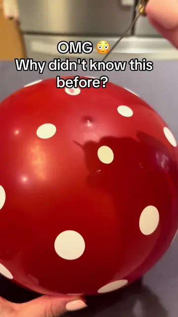 OMG... why did nobody tell me this sooner?! I accidentally popped a balloon and 