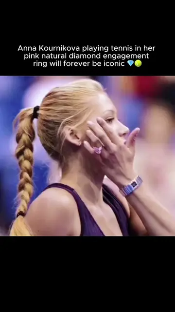 Pink natural diamonds on the tennis court? Anna Kournikova was ahead of her time