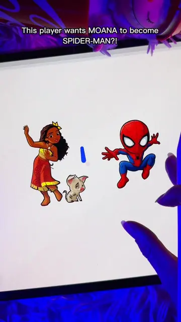App ArtWorkout #drawingprocess #spiderman #moana #artchallenge #artistsoftiktok 