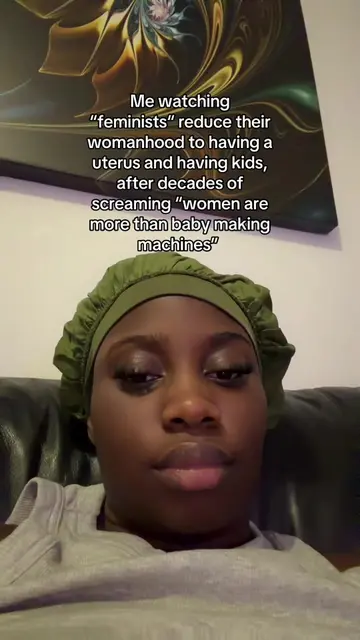 The moment we talk about womanhood, now its suddenly about your uterus. Lets thi