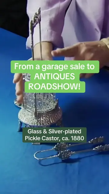 Sometimes you need to eat an entire (pickled) cucumber! 🥒  #antiquesroadshow #c