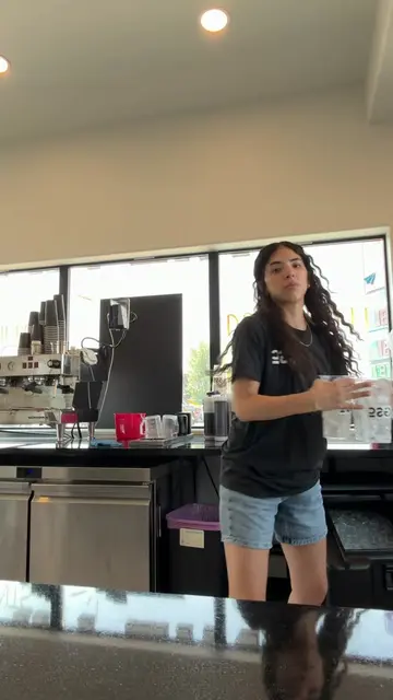 Work a rush with me!  #baristatok #fypシ #redbullcombo 