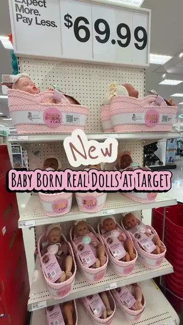 Such adorable baby born real dolls @target 😭🍼💖✨  #newattarget #target #baby #