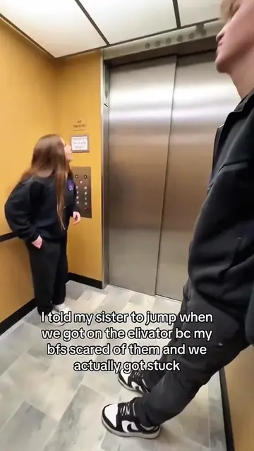 This Elevator Ride Got Out Of Control 💀#elevator #funny #chaos #fail #viral  