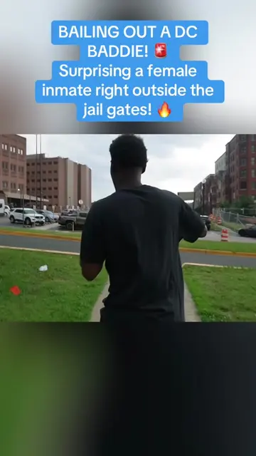 BAILING OUT A DC BADDIE! 🚨
 Surprising a female inmate right outside the jail g