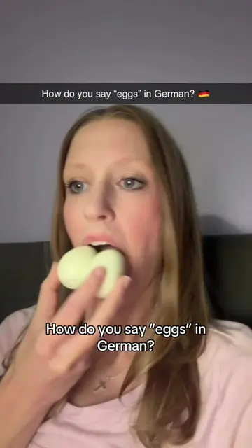 Learning how to say eggs in German #LanguageLearning #learngerman #student #ping