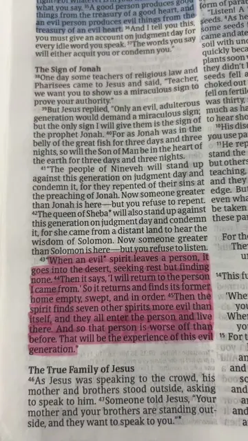 Matthew 12:43-45 |Stopping bad habits without adding good ones can lead to worse