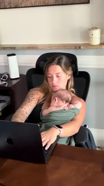 Under no circumstances do you wake the baby if you want to be productive. Gotta 