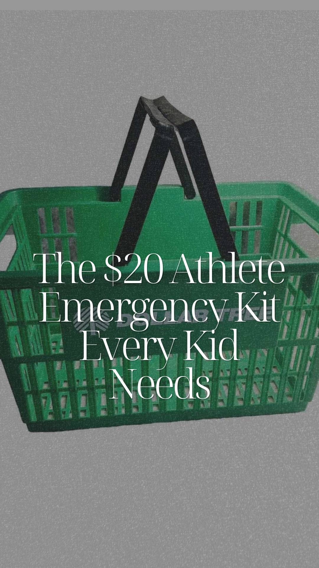 A mom asked me to make an emergency kit for her athlete son, so of course I had 