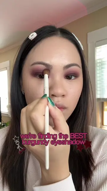 ep. 12 of colorful eyeshadow finds series 💋🍷 today’s spotlight is burgundy fea