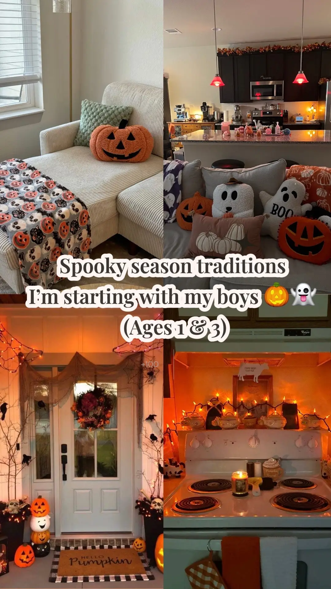 Starting some new spooky season traditions with my boys this year 🎃👻 From fest