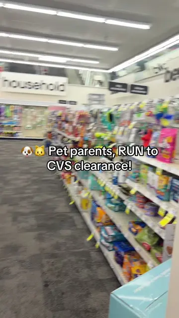 Pet parents 🐶🐱 check your local CVS! I found dog & cat items marked down 👀 #C