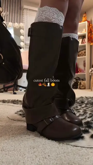 the cutest must have boots for fall 🍁🎃 #fallboots #fallfashion #pumkinpatch #f