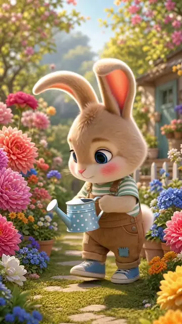 Sweetest Morning Wishes 🌸✨ Waking up to garden magic and good vibes only! May y