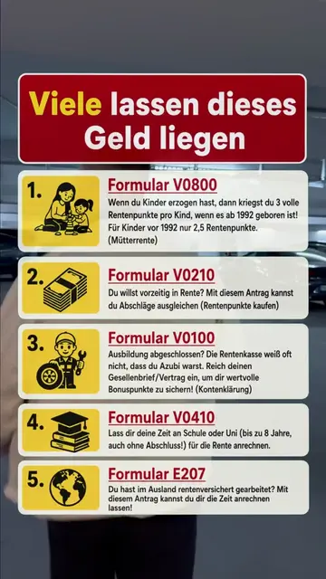 Viele Menschen verschenken bei ihrer gesetzlichen Rente mögliche Ansprüche, weil