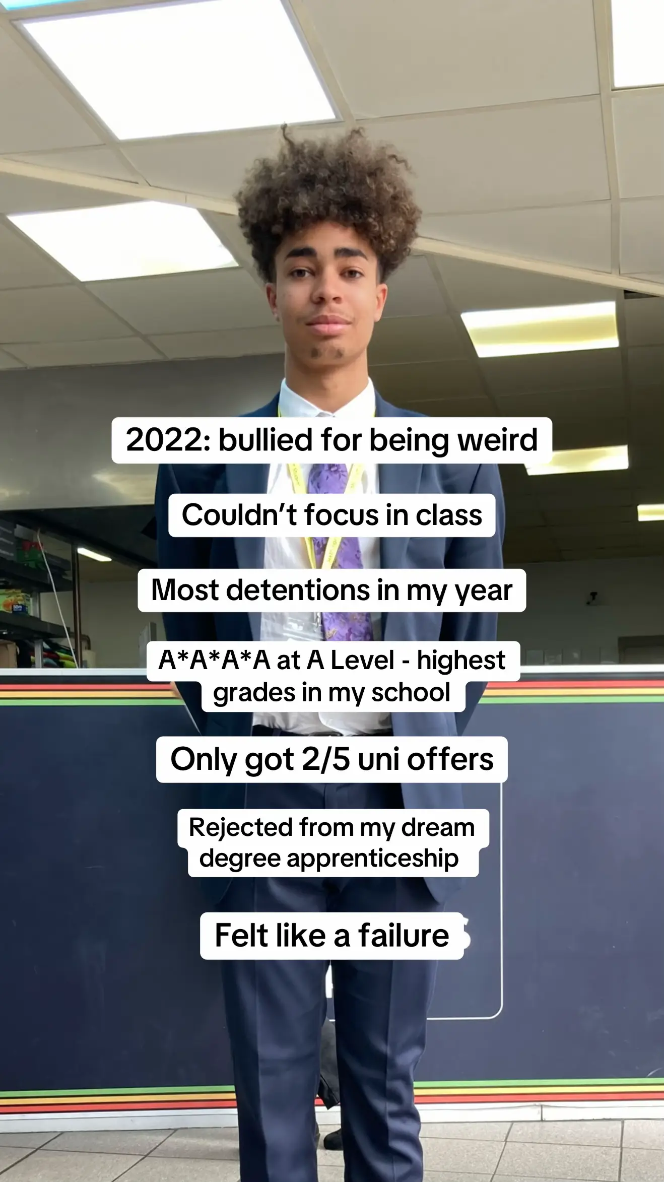 Short story - good luck for a level results day if you work hard good things wil