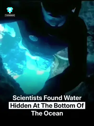 It looks like a lake beneath the ocean but it’s actually a brine pool. These ult