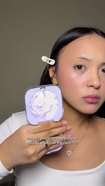 purple powder?! hmmm 🤨💜 #youbeauty #youbeautyph #settingpowder #makeup #beauty