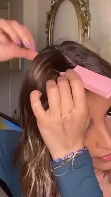 Easy Cute Hair Style In 2 minutes 🎧🎗️#creatorsearchinsights #viralvideotiktok 