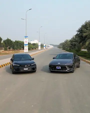 Civic 1.5 Turbo RS vs Sonata N Line Drag Race!