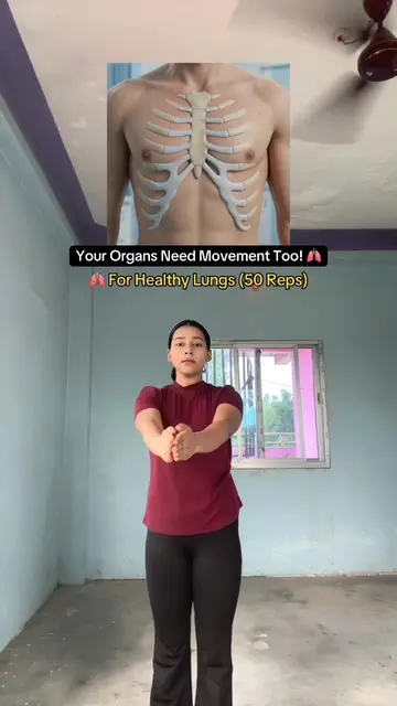 Your organs need movement too! 🫁❤️🫘✨ Try these 4 simple movements every day to