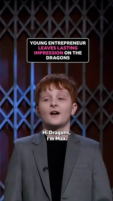 Ready to take on the world at 11 years old 💪 #DragonsDen #DragonsDenPitch #Entr