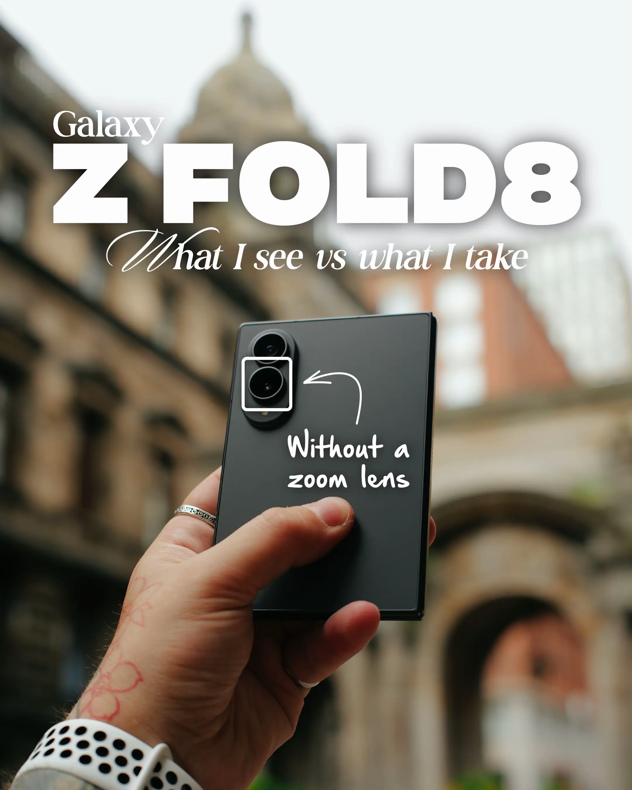 Took the Z Fold8 out on a walk yesterday to see what the cameras could do it the