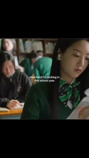 Lock in for school🪻|| #mindset #school #kdramas #study #koreantok 