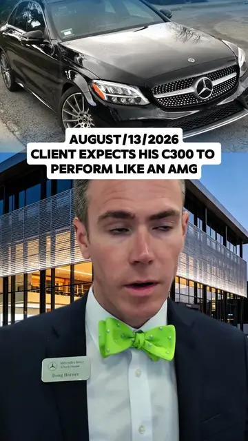 Is your heart set on AMG performance but your budget says C-Class? This client i
