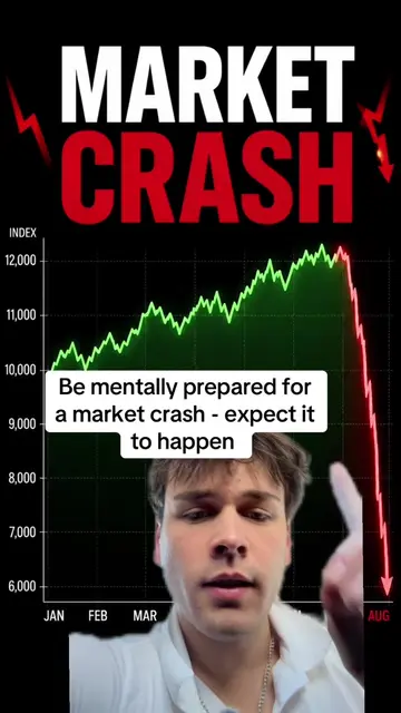 Stock market crash will happen 100%. Be prepared ! #stocks #marketcrash #stockma