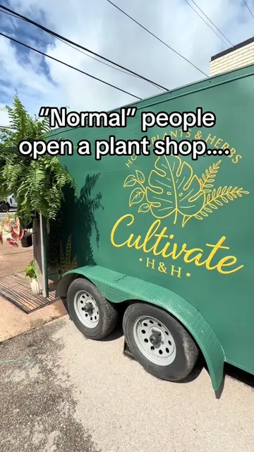 Normal people open a plant shop… I apparently needed mine to have wheels. 😂🌿 S