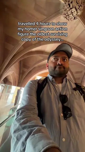 this is a whole new meaning to homer’s odyssey. shout out to the john ryland lib
