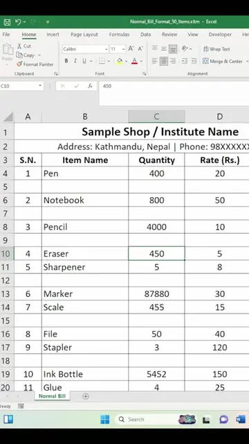 Excel मा Blank Row एकैपटक Delete गर्ने सजिलो Shortcut 🔥 #ExcelTips #ExcelShortc