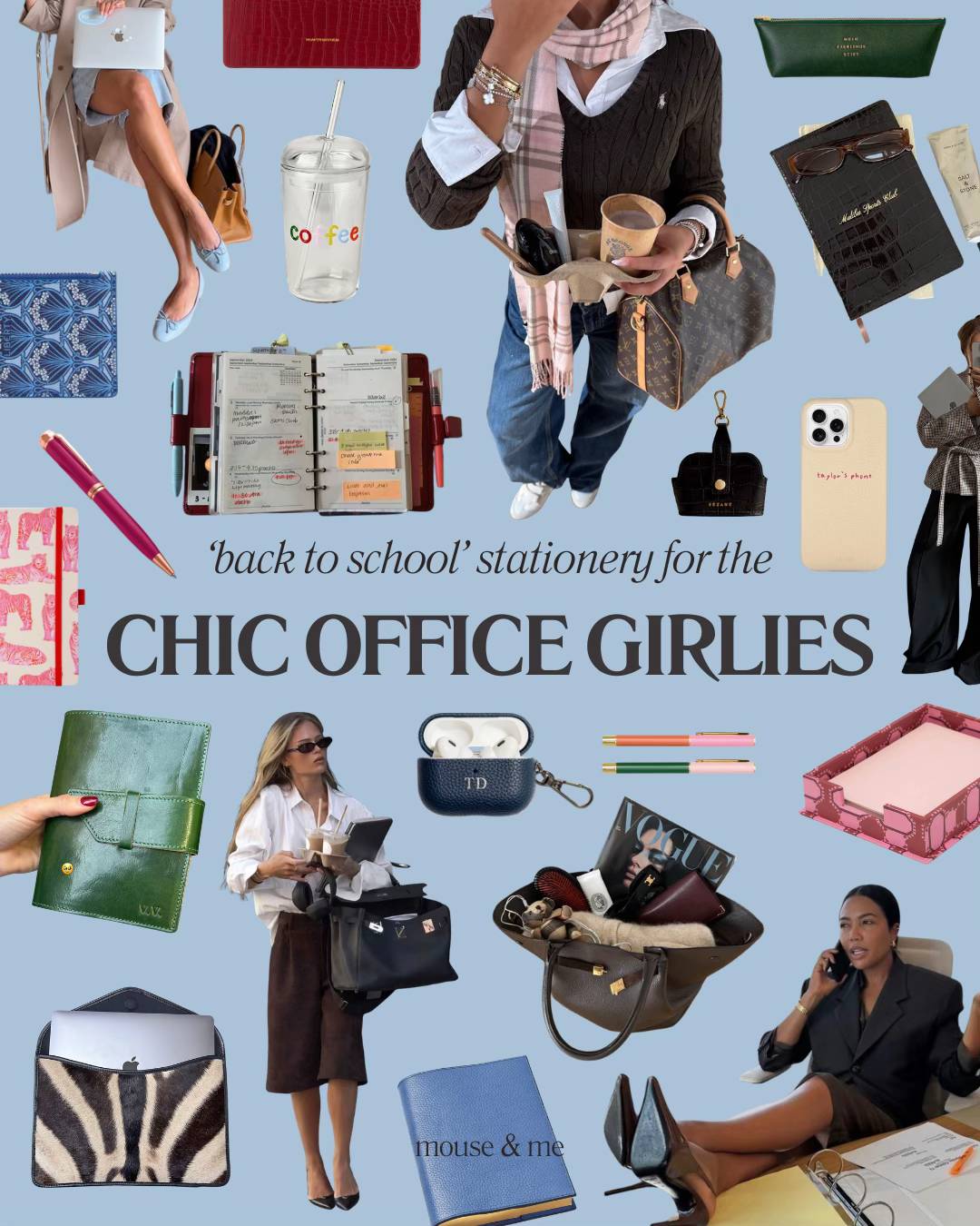 Things that’ll make your desk cute (and the post-summer blues a bit easier 👜💋)