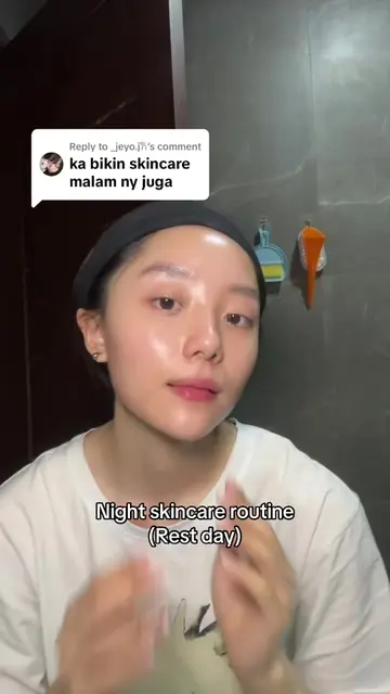 Replying to @_jeyo.j𐙚 On rest days, I usually keep my skincare super simple, bu