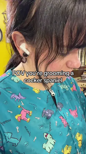 Love you, Shannon 🤢 she is the sweetest, though!  #doggrooming #doggrooming #fy